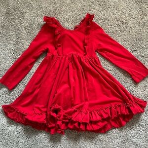 Serendipity Red Ruffle Dress